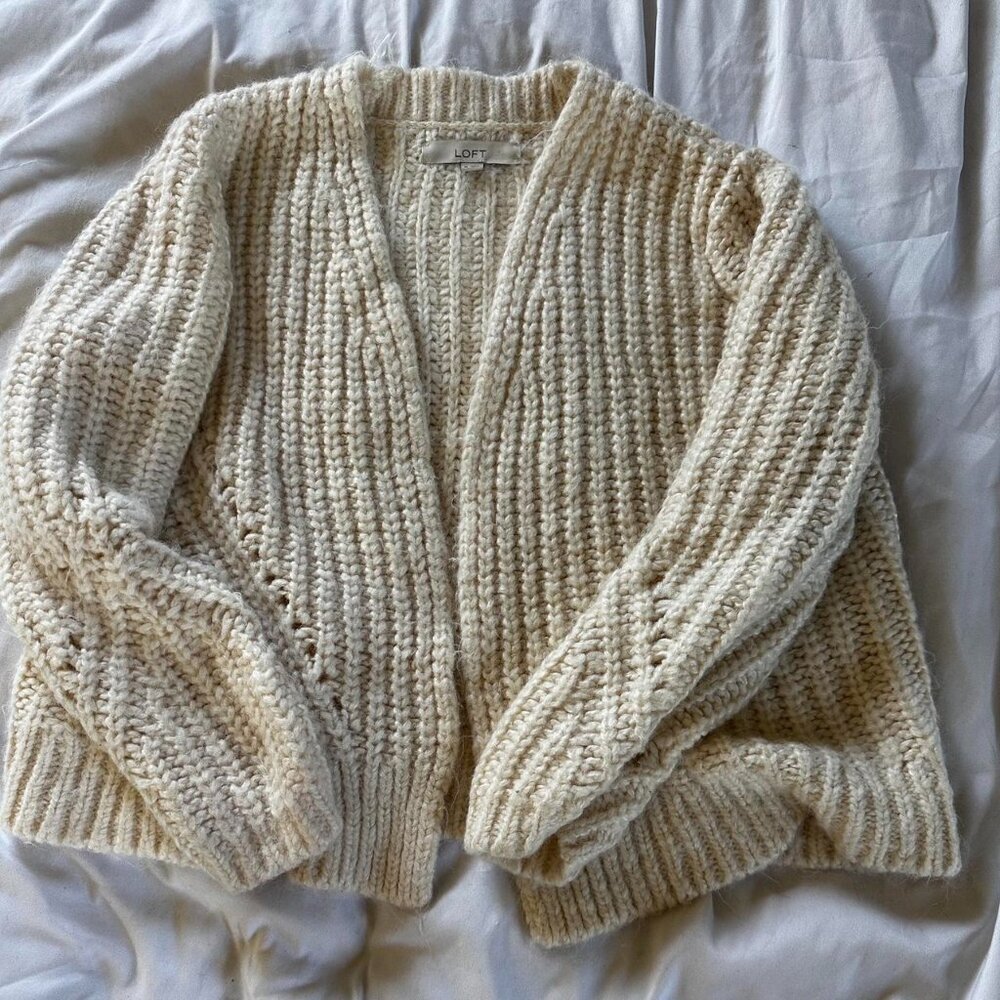 Womens Loft Cardigan Sweater Size Medium
